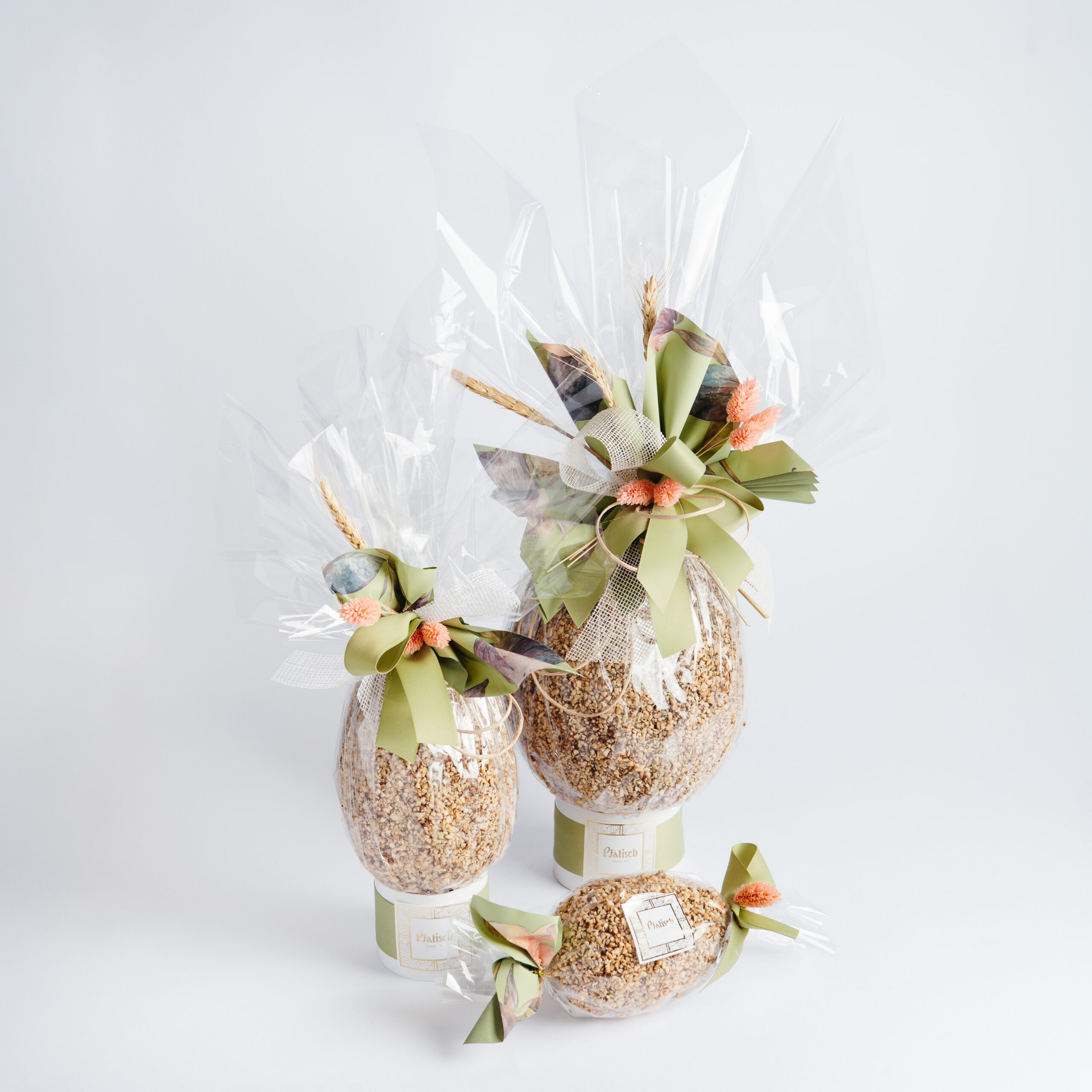 Uova fondenti con il croccante di nocciole